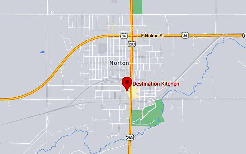 Destination Kitchen Map - Norton, Kansas