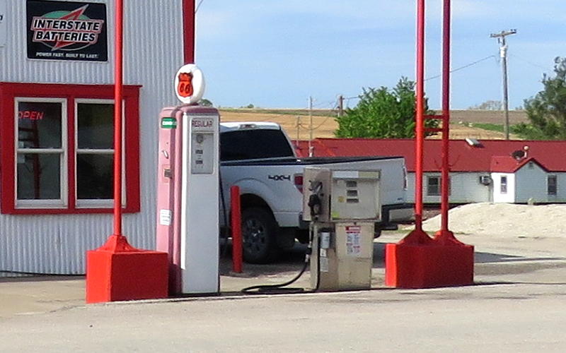 antique gas pumps