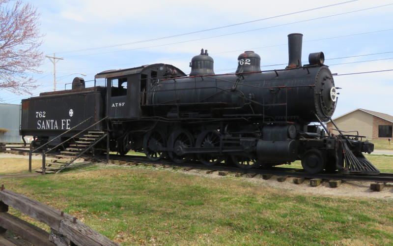 Steam Engine 762 - Santa Fe Park in Chanute, Kansas