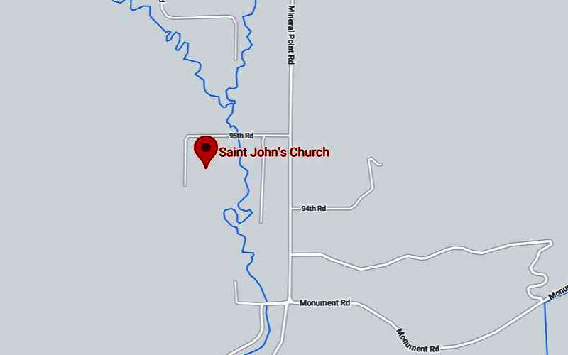 St. John the Baptist Oratory map - Doniphan, Kansas