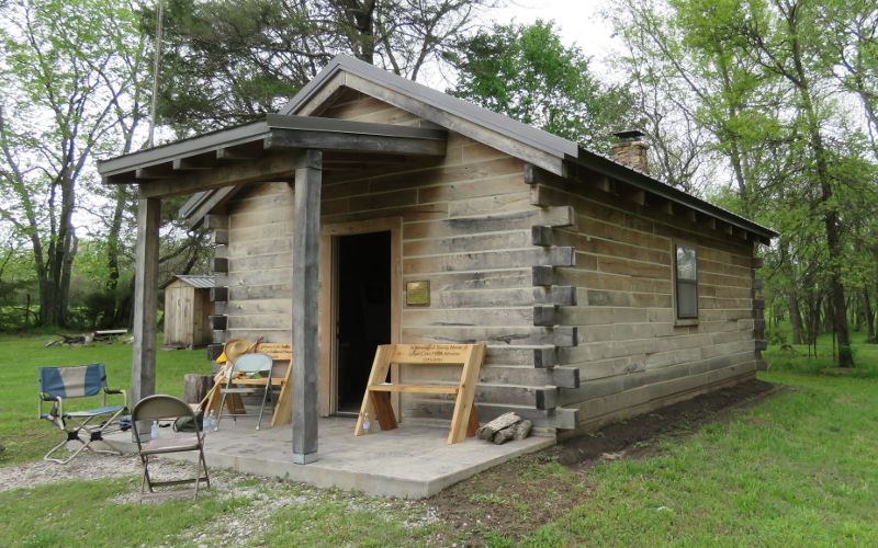 Cato Historical Preservation Association log cabin