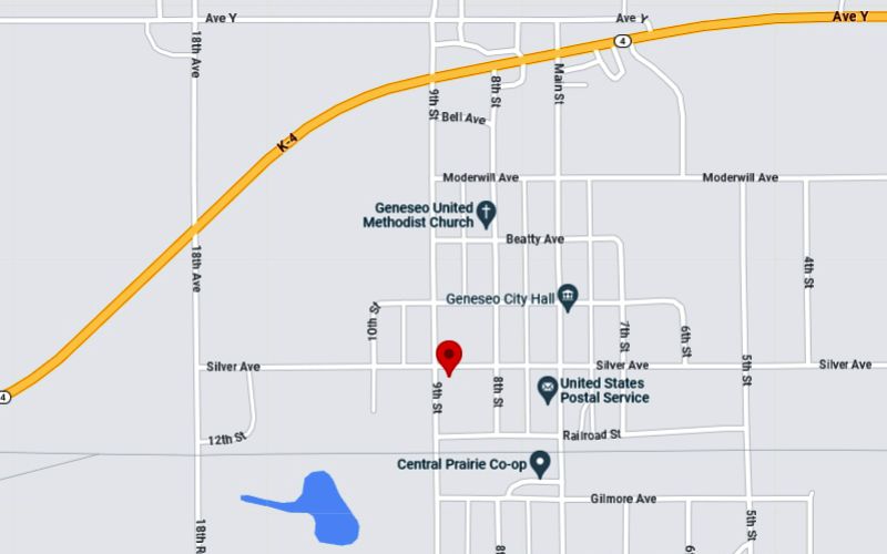 Geneseo City Museum Map - Geneseo, Kansas