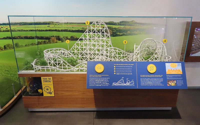 Roller Coaster at Amelia Earhart Hangar Museum