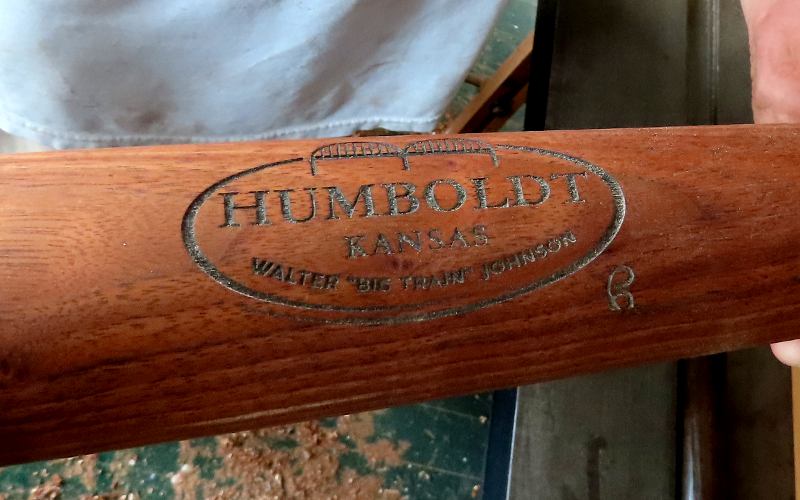 Humboldt branded basebal bat