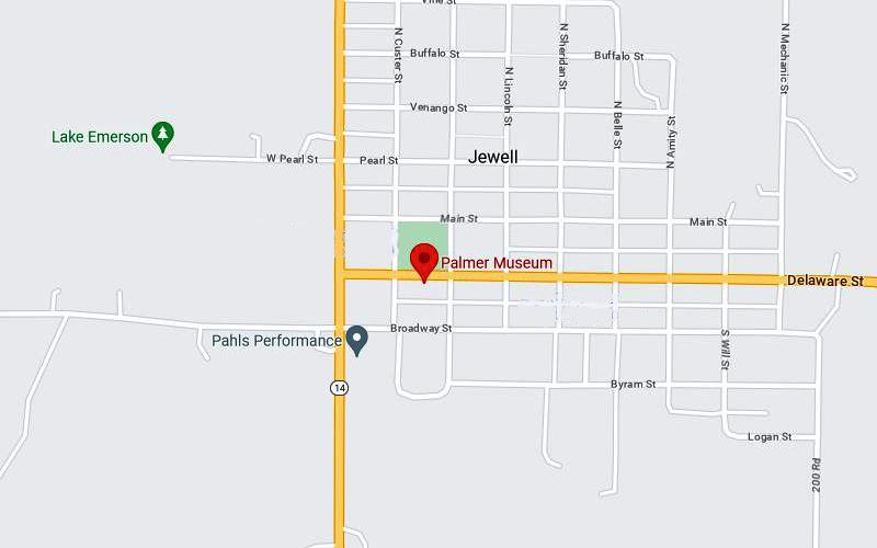 Palmer Museum Map - Jewell, Kansas