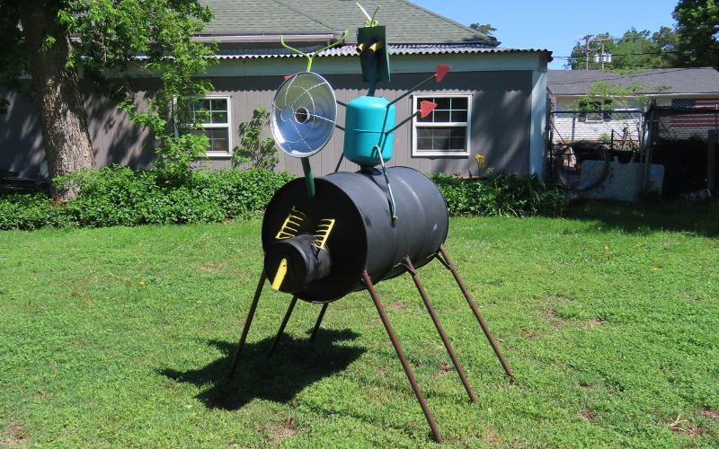 Oddie Bug and One Eyed Anthony Ant - AT Sculpture Garden