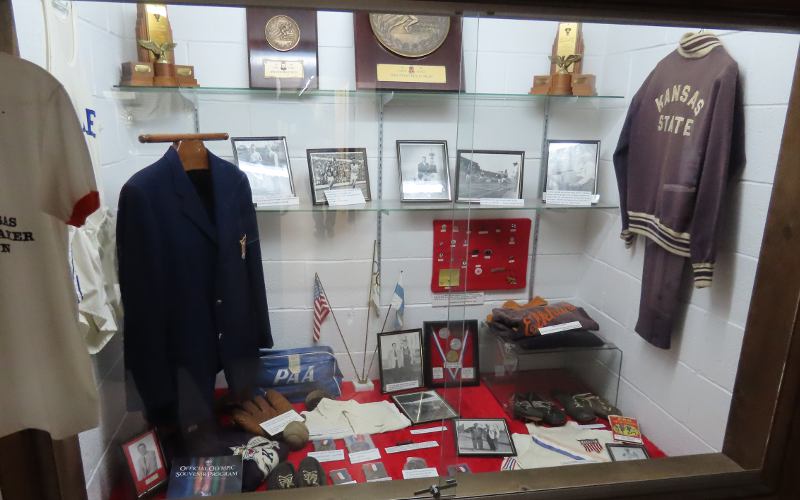 Glen Cunningham and Thane Baker Olympians Exhibit