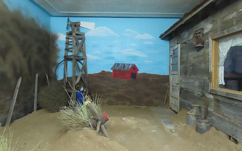 Dirty Thirties room - Morton County Historical Museum