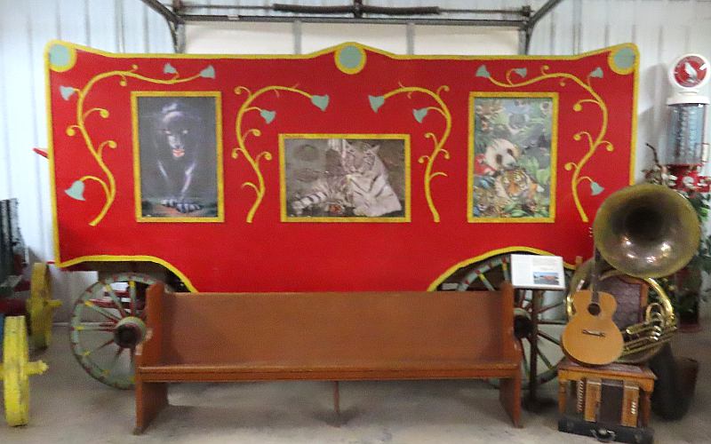 O. K. Webster Circus Wagon - Morton County Historical Society Museum