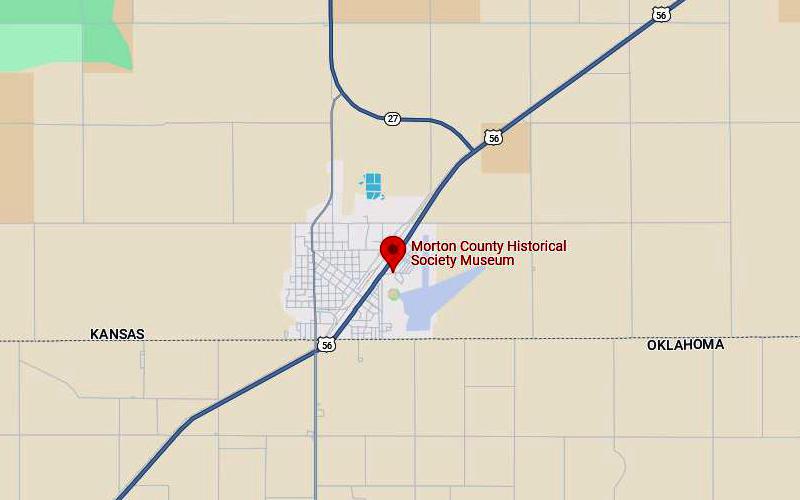 Morton County Historical Society Museum Map - Elkhart, Kansas