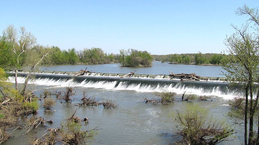 Empire Power Dam Falls - Riverton, Kansas