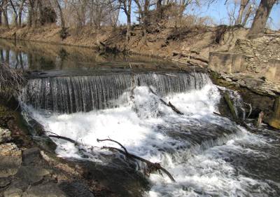 Brown's Park Waterfall - Abilene, Kansas