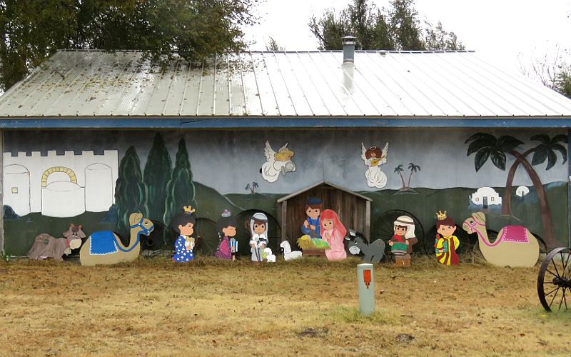 Big eyed children Nativity