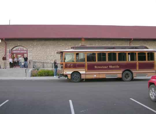 Huanted Train Depot where the ghost tours begin and end.