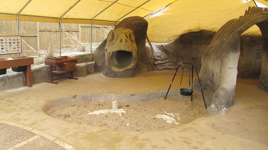 Dino Dig at the Hutchinson Zoo