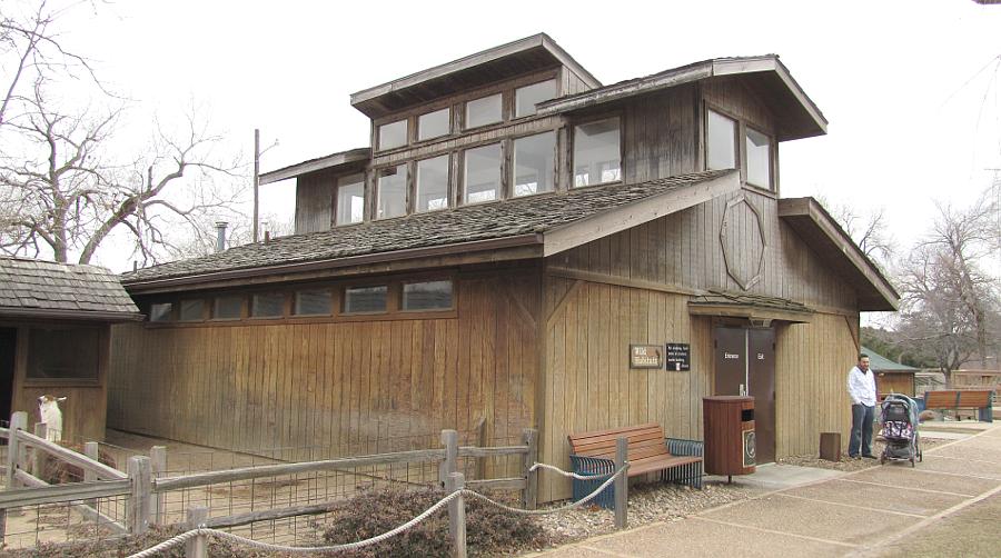 Wild Habitats building at the Hutchinson Zoo