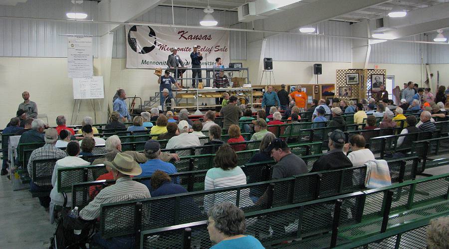 Kansas Mennonite Relief Sale live auction