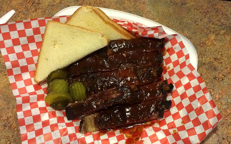 Rib Dinner - Big T's Bar-B-Q