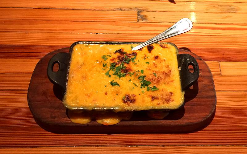 Jalapeo cheesy corn bake at Char Bar BBQ