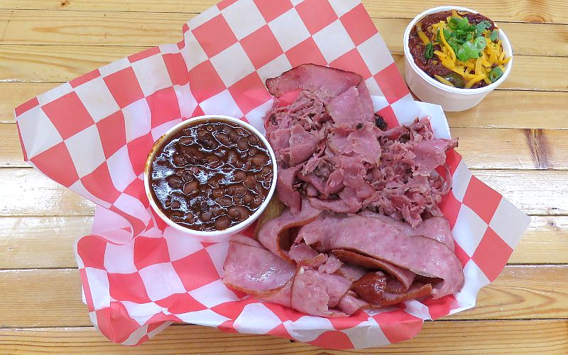 Hawg Combo Plate at Hawg Jaw BBQ - North Kansas City, Missouri