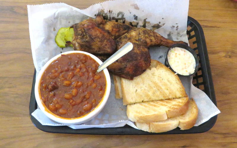 smoked chicken - Snead's BBQ