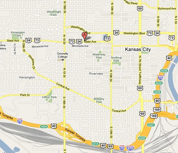 Mad Jack's Fresh Fish map - Kansas City, Kansas