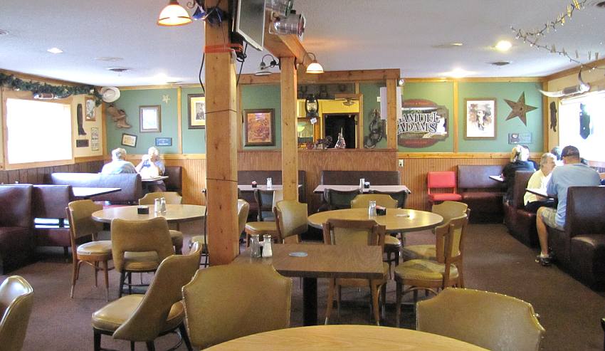 Frontier Steak House dining room