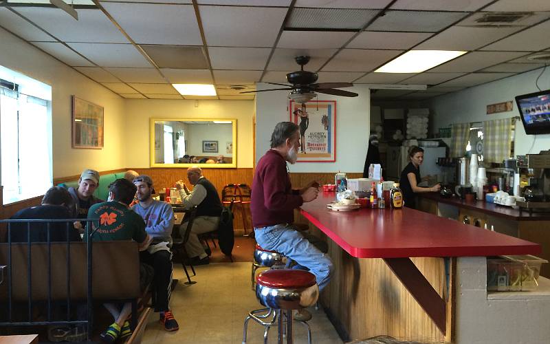 Side dining room at Dagwood's Cafe