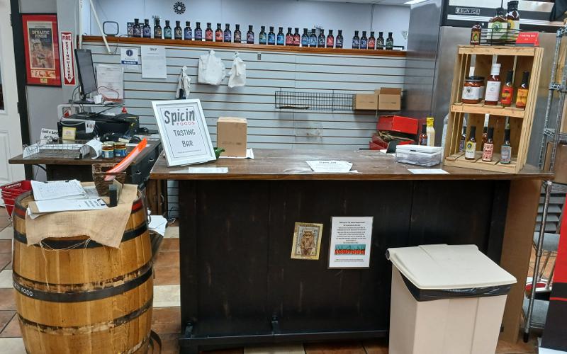 Tasting Table at Original Juan's in Kansas City, Kansas