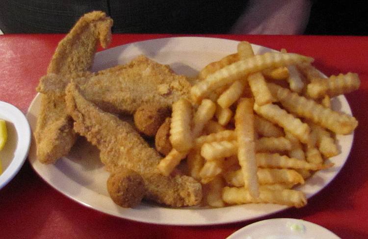 fried catfish - Papa's Bob's Bar-B-Que