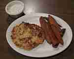 chicken fried steak at Trappers Bar and Grill.