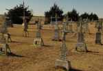 Volga German iron crosses - Holly Cross Church