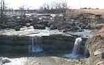 Kahola Lake Spillway waterfall