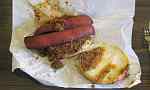 Wyandot Bar-B-Q chili dog