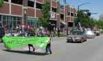 Art Tougeau parade in Lawrnce, Kansas