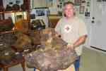 Don Stimpson and Brenham meteorite