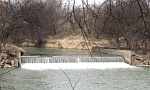 Saline River waterfall - Lincoln, Kansas