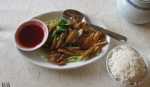 deep fried intestine - ABC Cafe