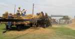 Wheat threshing at Prairiesta