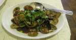 clams sautéed with black bean sauce - ABC Cafe