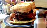 Downtowner Burger at Downtown Diner in Olathe, Kansas