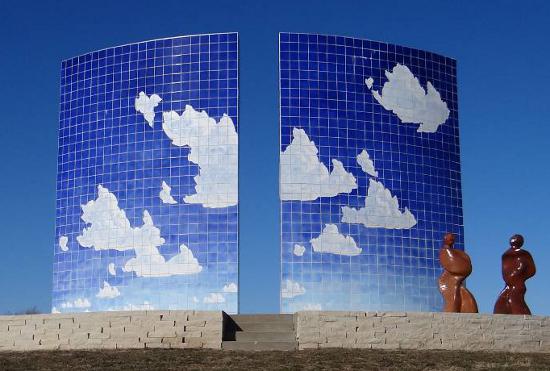 Blue Sky Sculpture - Newton, Kansas