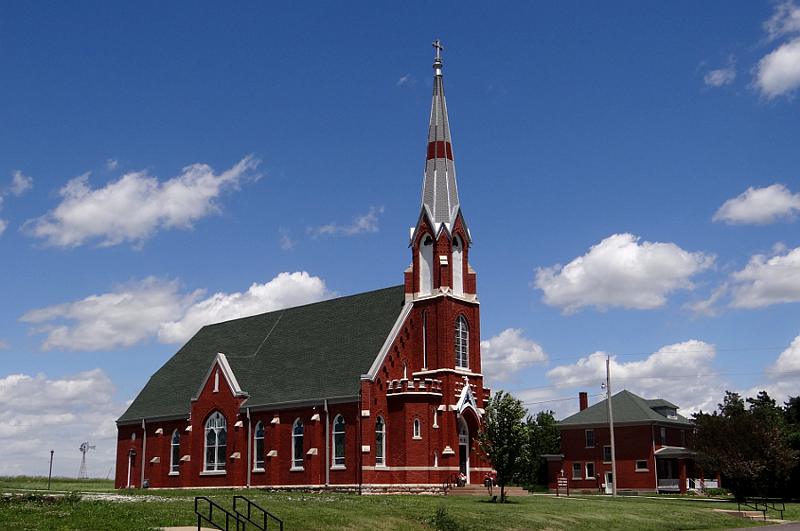 St. Columbkille Catholic Church near Blaine, Kansas