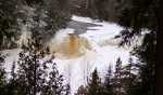 Upper Tahquamenon Falls in winter - Michigan