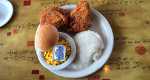 Fried chicken at Downtown Diner in Olathe, Kansas