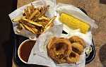 Side dishes at Big T's Bar-B-Q in Kansas City, Missouri