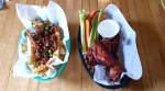 Smoked wings and half ass fries - Grinders Stonewall in Lenexa, Kansas