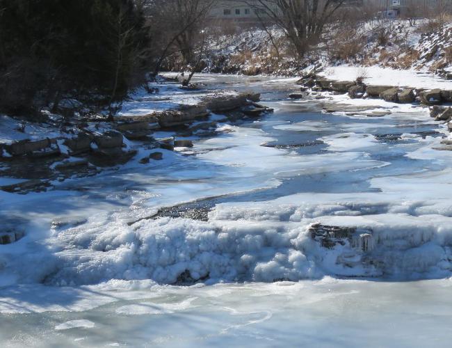 Turkey Creek Waterfall - Merriam. Kansas