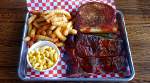 Rib dinner at Smoketown BBQ