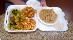 Chicken and shrimp hibachi - Sam's Express Sushi and Grill